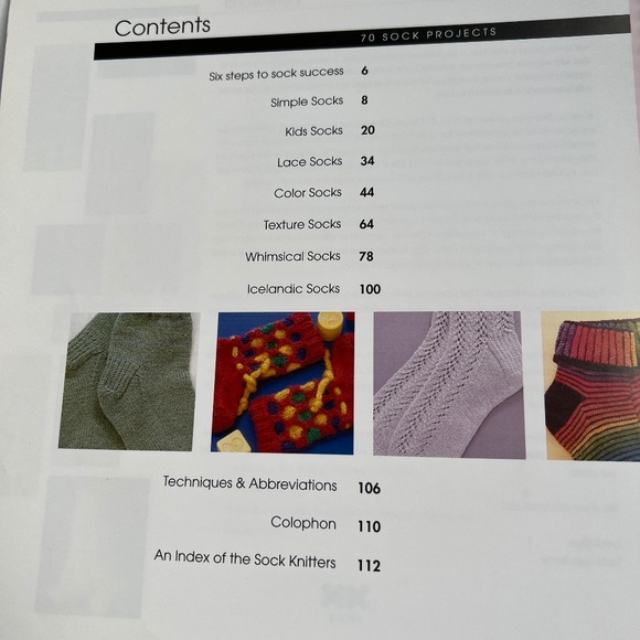 Socks Socks Socks Knitting Pattern Soft Cover Book 70 Designs Elaine Rowley - Picture 3 of 14